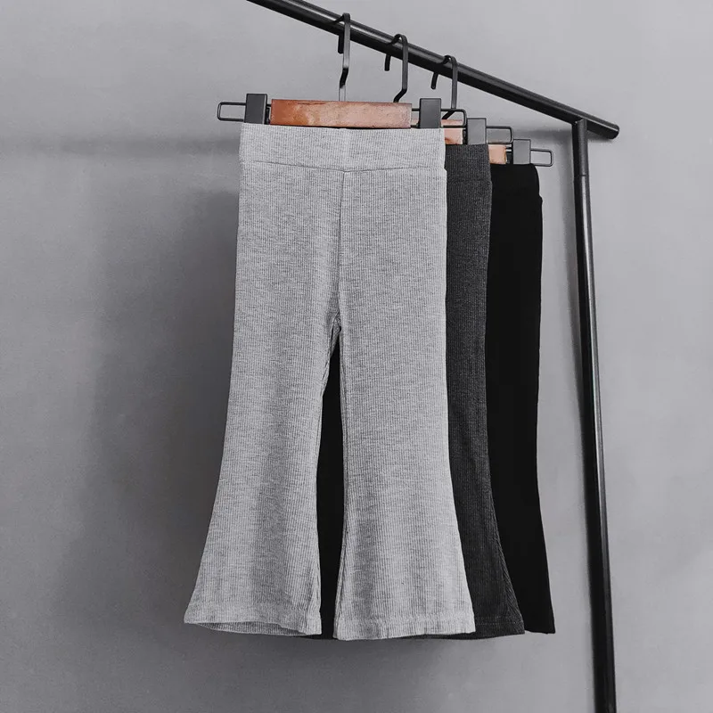 Girls High Waist Flared Pants Stretch Leggings Spring Summer New Baby Girl Retro Slim Wide-leg Pants Children's Pants Black Gray
Girls High Waist Flared Pants Stretch Leggings Spring Summer New Baby Girl Retro Slim Wide-leg Pants Children's Pants Black Gray
