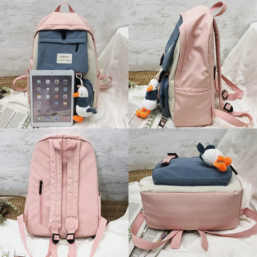 Women Harajuku Cute Backpack Nylon Student School Bag Laptop Ladies Kawaii Backpacks Girl Fashion Book Bags Female Trendy Travel
Women Harajuku Cute Backpack Nylon Student School Bag Laptop Ladies Kawaii Backpacks Girl Fashion Book Bags Female Trendy Travel