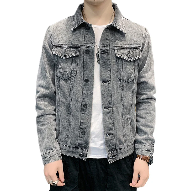 Denim jacket men spring autumn new trend tooling Outerwear casual Jeans Coats Cotton Soft Streetwear Hip Hop Long Sleeve Slim
Denim jacket men spring autumn new trend tooling Outerwear casual Jeans Coats Cotton Soft Streetwear Hip Hop Long Sleeve Slim