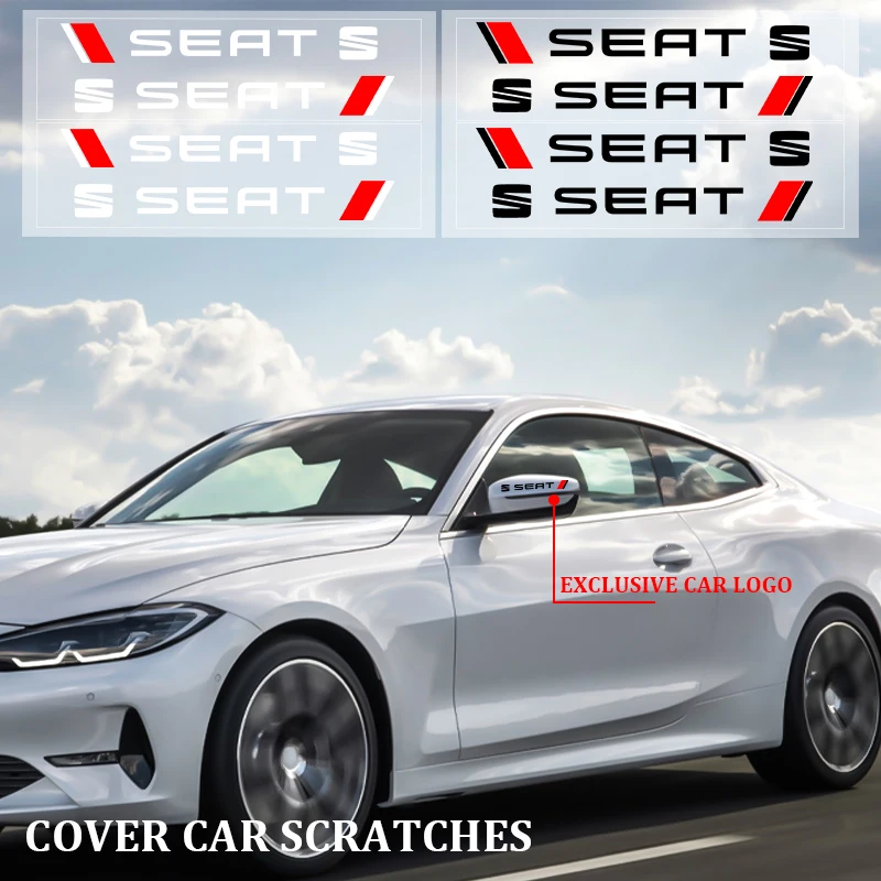 4PCS Car Door Handle Stickers Rear View Mirror Sticker With Logo Wheel Decals For Seat Leon 5f Ibiza 6l 6j 1p Cushion Altea MK3
4PCS Car Door Handle Stickers Rear View Mirror Sticker With Logo Wheel Decals For Seat Leon 5f Ibiza 6l 6j 1p Cushion Altea MK3
