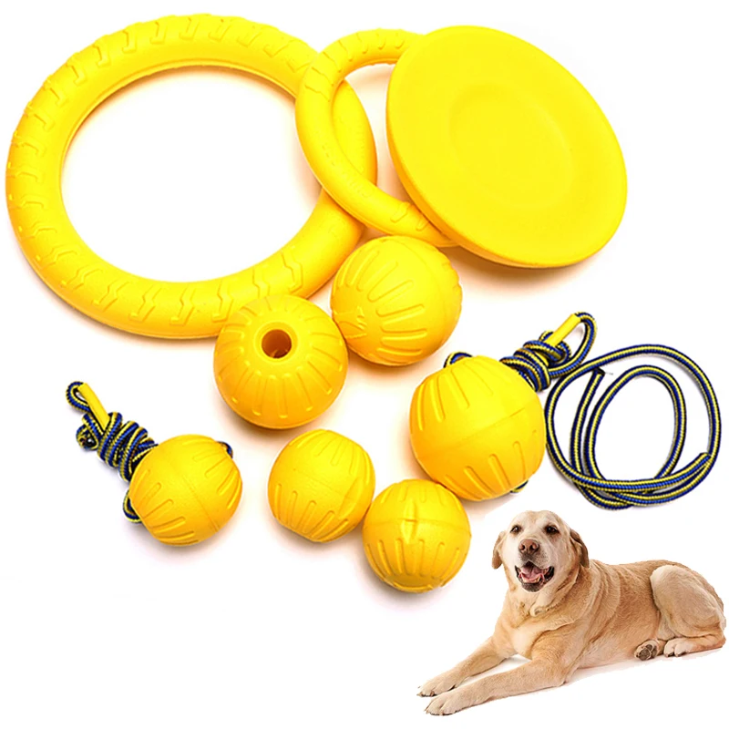 1Pc Interactive Dog Chew Toy Durable EVA Rope Ball Disc Flyer Tug Toy For Fetch Throwing Retrieving at The Beach Lake Pool
1Pc Interactive Dog Chew Toy Durable EVA Rope Ball Disc Flyer Tug Toy For Fetch Throwing Retrieving at The Beach Lake Pool