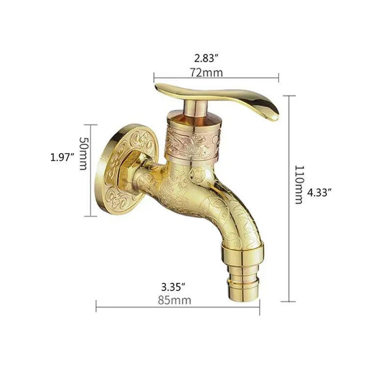 Antique Bronze Wall Mounted Tap Water Sink Faucet Vintage Washing Machine Tap Outdoor Garden Hose Single Cold Water Tap
Antique Bronze Wall Mounted Tap Water Sink Faucet Vintage Washing Machine Tap Outdoor Garden Hose Single Cold Water Tap