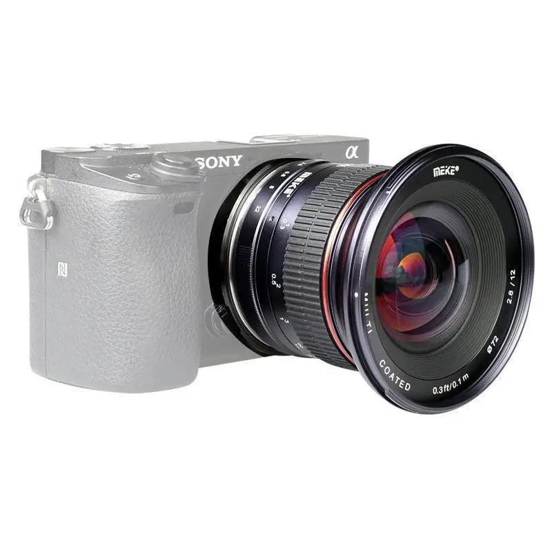 Meike 12 мм f2.8 Ультра широкоугольный фиксированный объектив с съемной блендой для