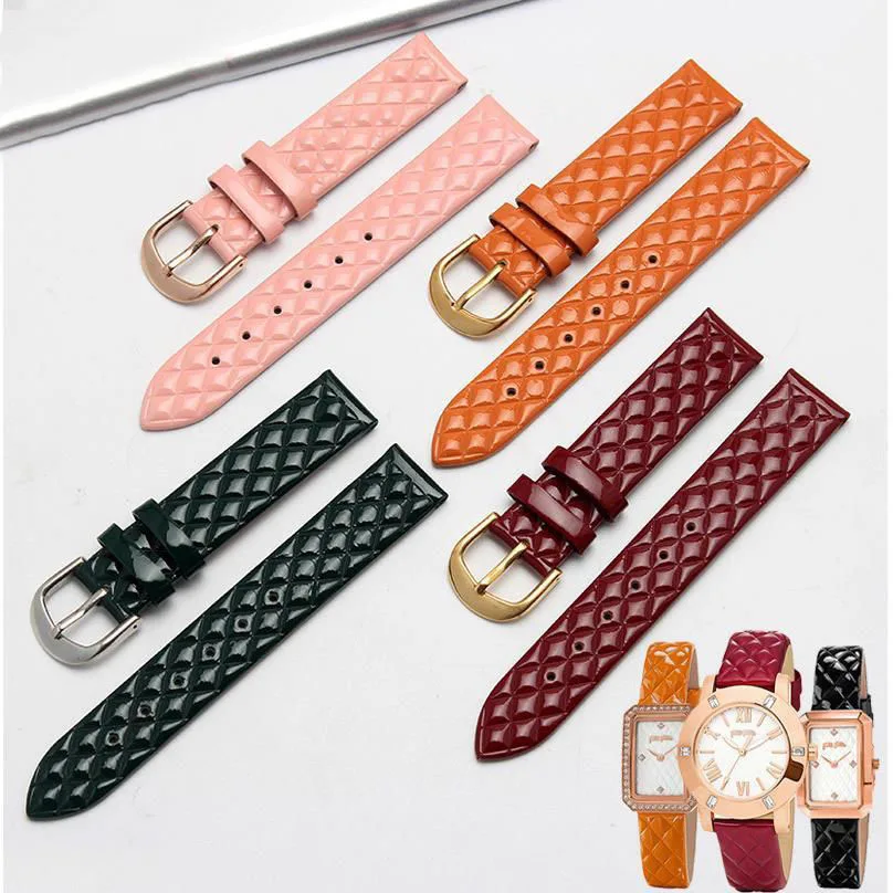 Suitable for Folli follie fossil Casio strap female leather watch strap bright Plaid cow leather strap 14mm 16mm
Suitable for Folli follie fossil Casio strap female leather watch strap bright Plaid cow leather strap 14mm 16mm