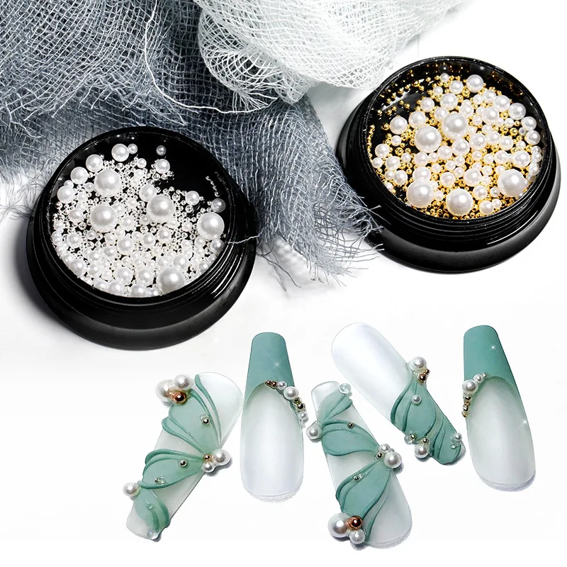 1 Box of Mixed Nail Art Pearls Gold and Silver Steel Balls Mixed Stainles Steel Ball Nail Rhinestones Caviar Nail Art Decoration
1 Box of Mixed Nail Art Pearls Gold and Silver Steel Balls Mixed Stainles Steel Ball Nail Rhinestones Caviar Nail Art Decoration