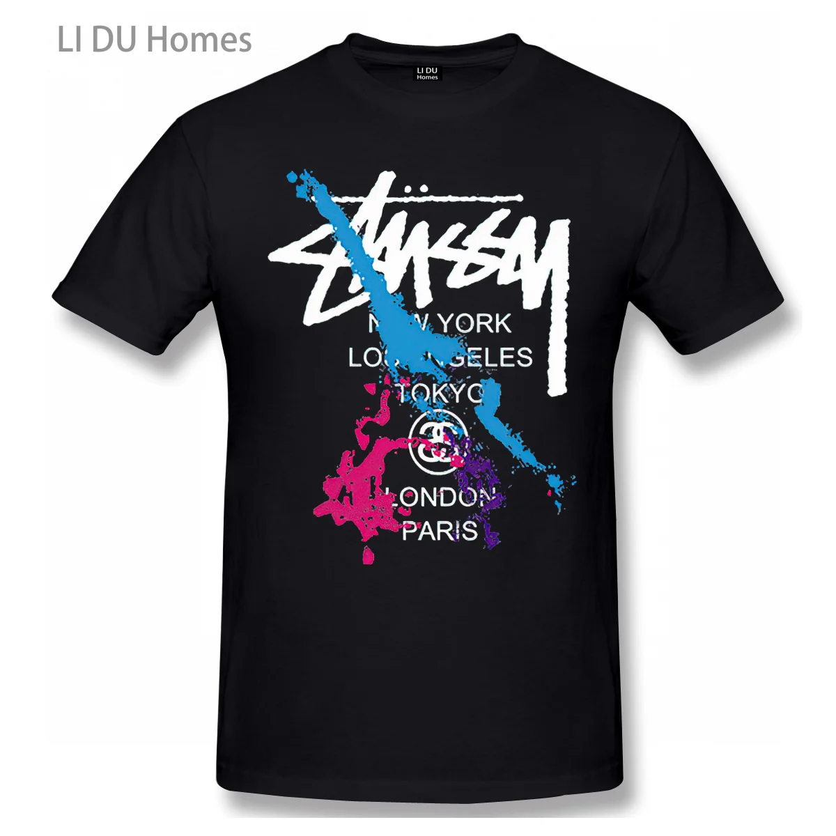 2021 Summer Tide Brand T Shirts Loose Men And Women Pure Cotton TShirts Color Splash Letter Printing Lovers Cheap T-shirts Tee
2021 Summer Tide Brand T Shirts Loose Men And Women Pure Cotton TShirts Color Splash Letter Printing Lovers Cheap T-shirts Tee