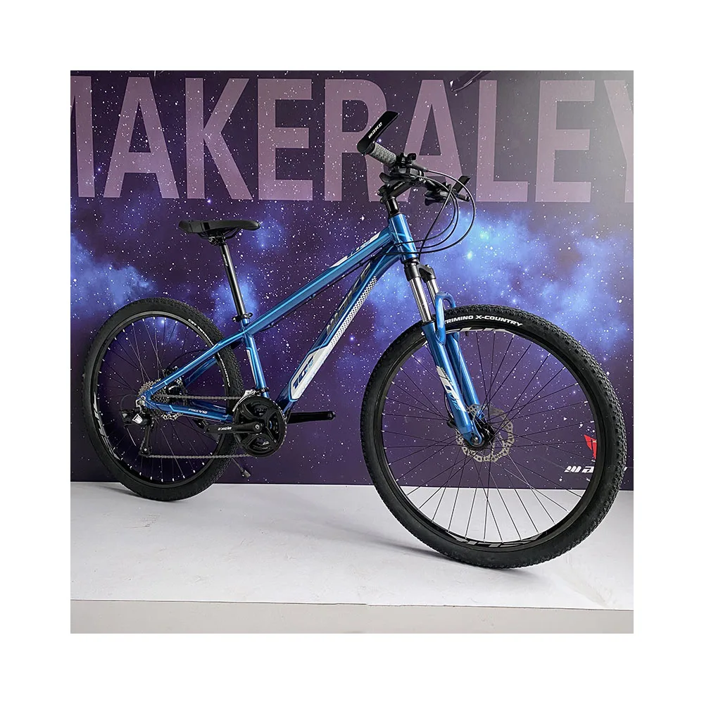 Высококачественный горный велосипед синего цвета 27 5 дюйма скоростей стальной с