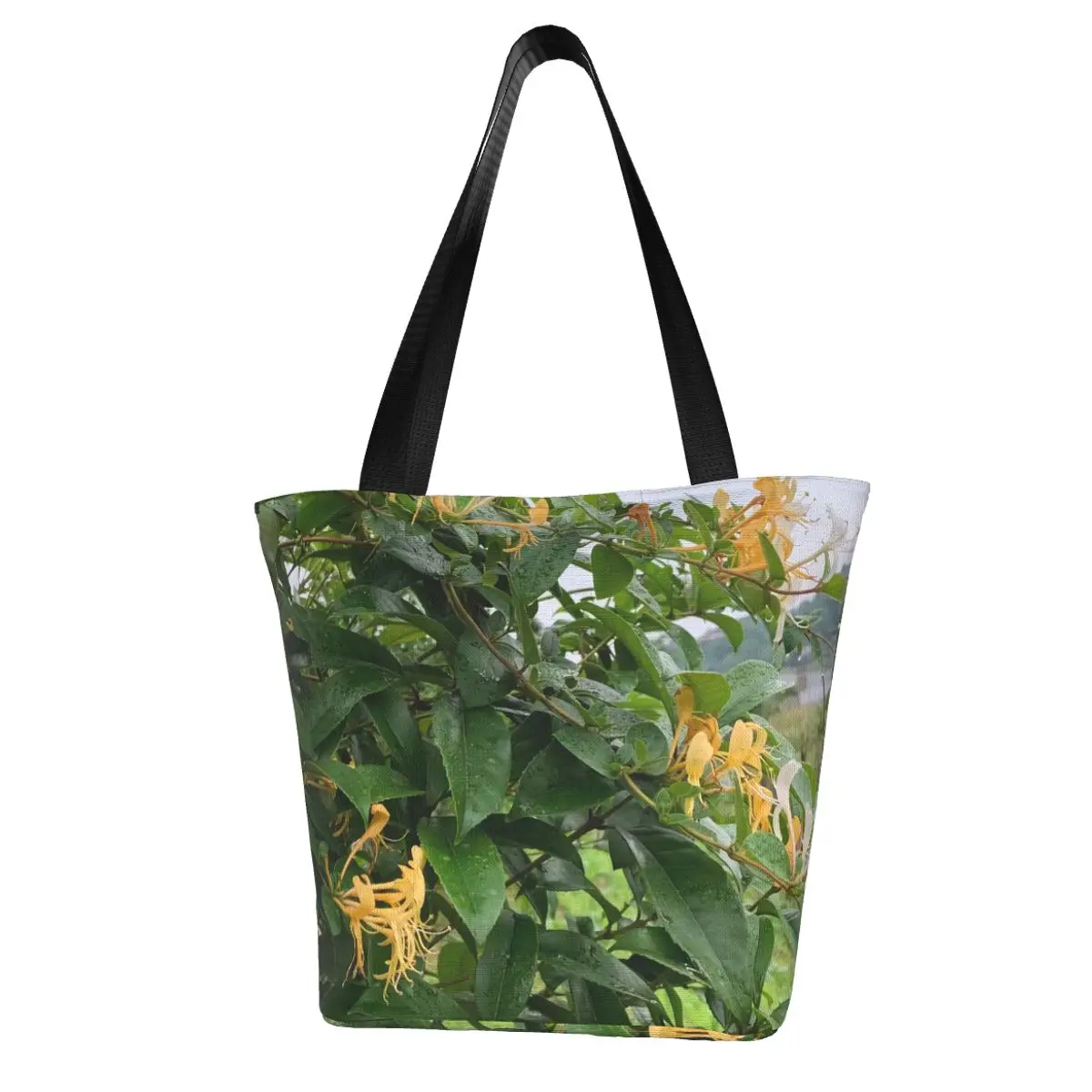 Daily use Natural Flower Print multiuse interlayer Collision-avoidance Shopping bags reusable Shoulder takeout picnic travel Bag
Daily use Natural Flower Print multiuse interlayer Collision-avoidance Shopping bags reusable Shoulder takeout picnic travel Bag