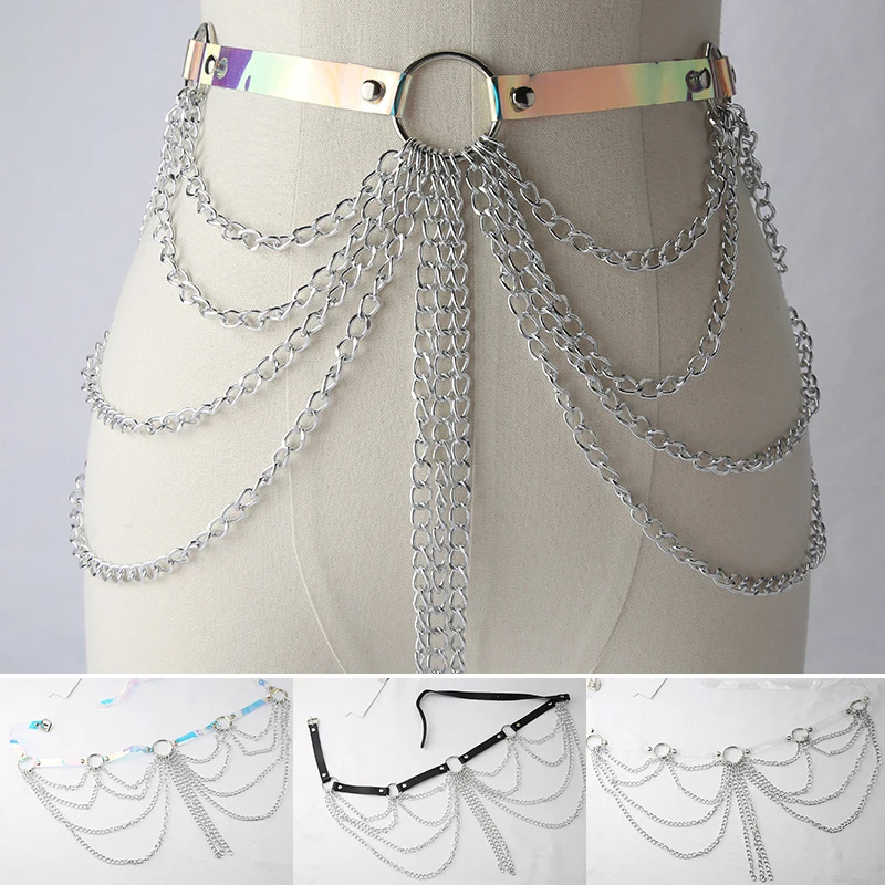 2021 Sexy Leather Body Harness Chain Belt Girls Goth Punk Style Waist Accessories Strap Adjustable Festival Girls Jewelry
2021 Sexy Leather Body Harness Chain Belt Girls Goth Punk Style Waist Accessories Strap Adjustable Festival Girls Jewelry