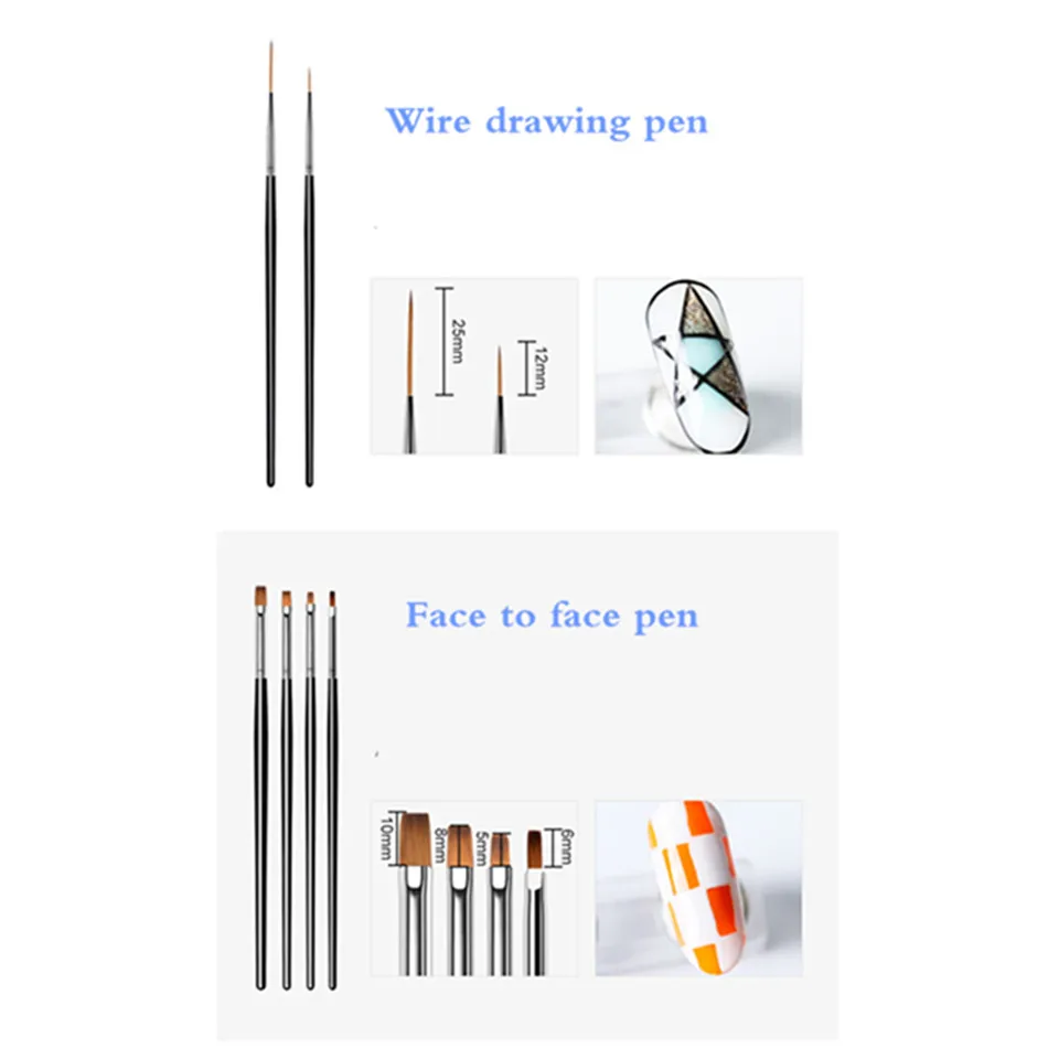 Manicure Brush Set Full Set of Brush Blooming Pen Gradient Painted Line Pull Tool Painting Flower
Manicure Brush Set Full Set of Brush Blooming Pen Gradient Painted Line Pull Tool Painting Flower