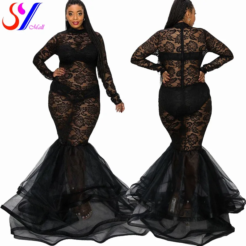SY Elegant Black Mermaid Long Prom Dresses Ruffles Organza Off The Shoulder Sexy Women Dress Plus Size Wedding Party Gowns
SY Elegant Black Mermaid Long Prom Dresses Ruffles Organza Off The Shoulder Sexy Women Dress Plus Size Wedding Party Gowns