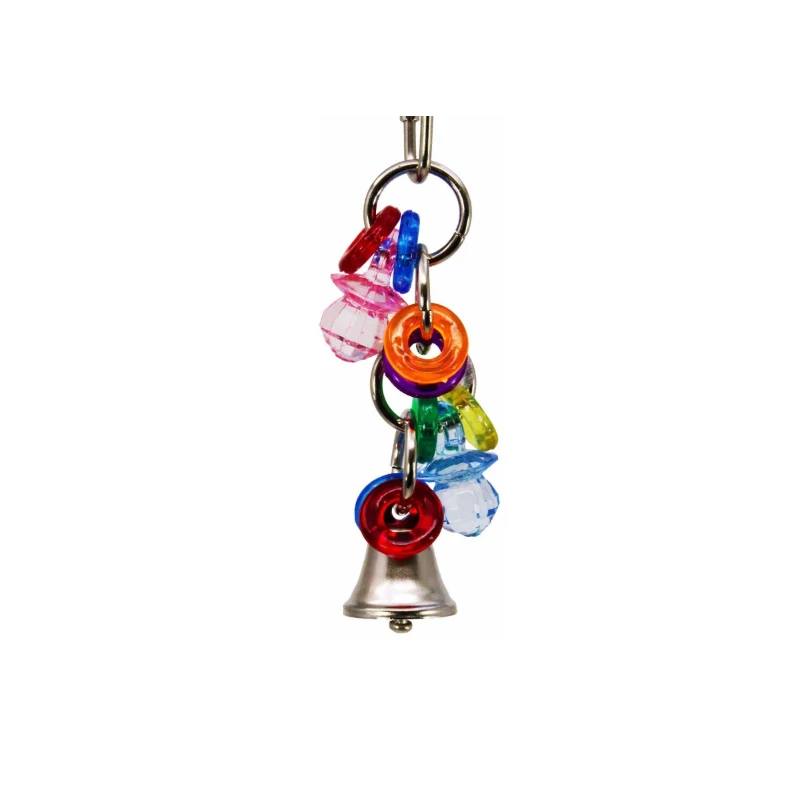 Pet Parrot Toy Colurful Chewing Toy Hanging for Parrot Cage Bite Toys Climb String With Bell for Variety of Parrots and Birds
Pet Parrot Toy Colurful Chewing Toy Hanging for Parrot Cage Bite Toys Climb String With Bell for Variety of Parrots and Birds