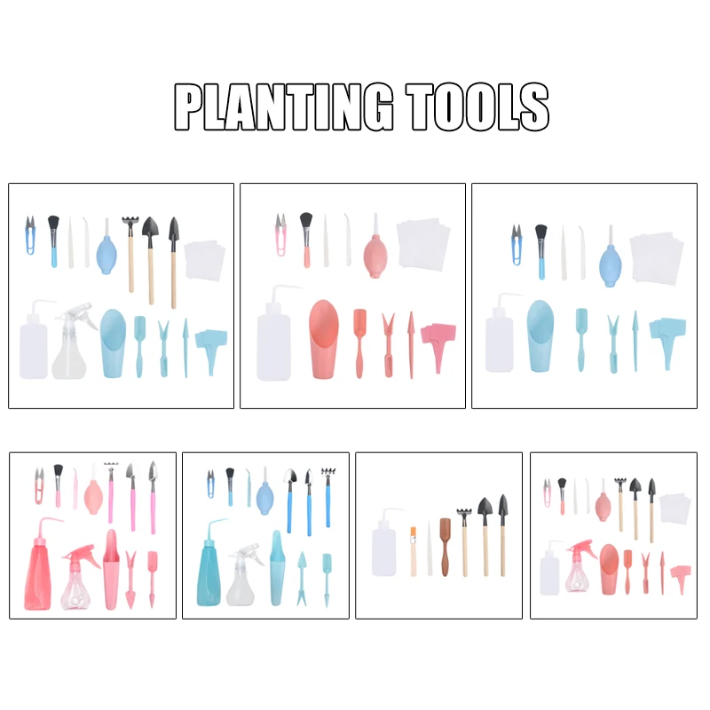 16/12/7 Pcs Mini Garden Hand Tools Sets Succulent Plants Planting Bonsai Tools QJS Shop
16/12/7 Pcs Mini Garden Hand Tools Sets Succulent Plants Planting Bonsai Tools QJS Shop