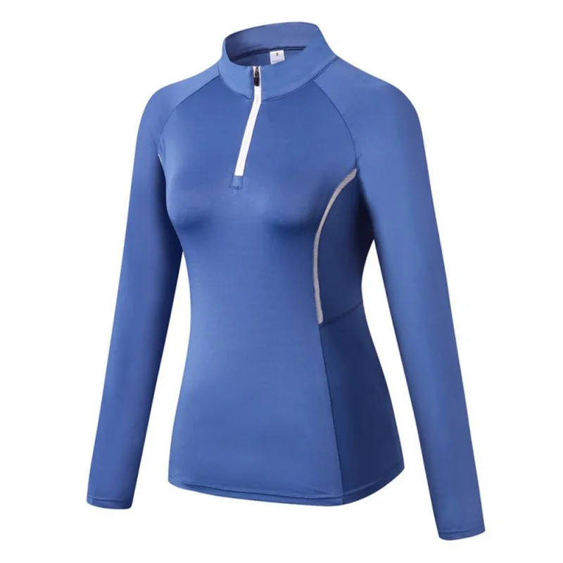 Women Autumn Zipper Sports Long Sleeve Fitness Running Training Breathable Quick-Drying Clothes 2021
Women Autumn Zipper Sports Long Sleeve Fitness Running Training Breathable Quick-Drying Clothes 2021