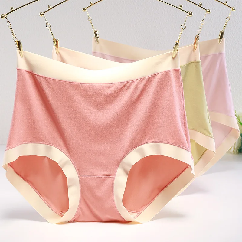 Трусики женские бесшовные, с высокой талией, тонкие, одноцветное, из модала размер, размера плюс 
Трусики женские бесшовные, с высокой талией, тонкие, одноцветное, из модала размер, размера плюс