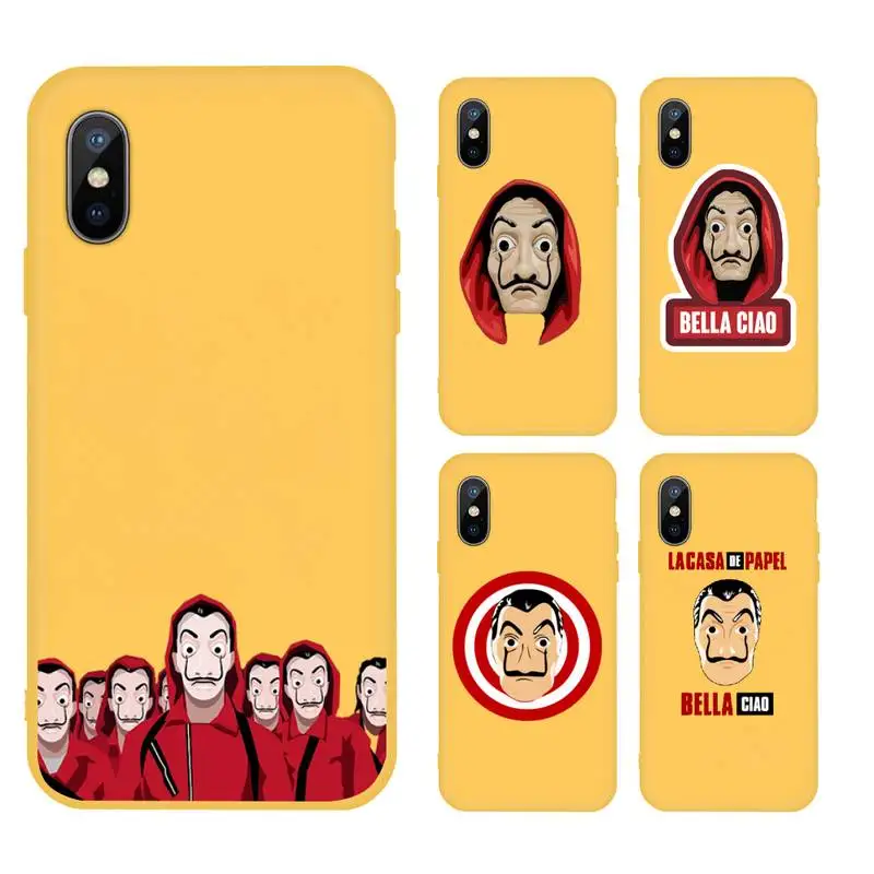 Spain TV Money Heist House Paper Phone Case Yellow Candy Color for iPhone 11 12 mini pro XS MAX 8 7 6 6S Plus X SE 2020 XR
Spain TV Money Heist House Paper Phone Case Yellow Candy Color for iPhone 11 12 mini pro XS MAX 8 7 6 6S Plus X SE 2020 XR