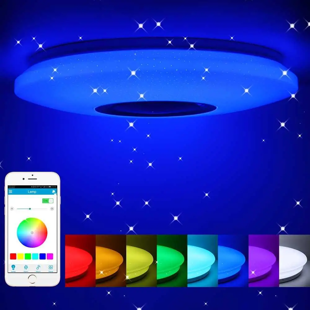Nordic Led Rgb Ceiling Light For Bedroom Music Ceiling Lamp Bluetooth Speaker Dimmable Home Decoration Living Room Decor Light
Nordic Led Rgb Ceiling Light For Bedroom Music Ceiling Lamp Bluetooth Speaker Dimmable Home Decoration Living Room Decor Light