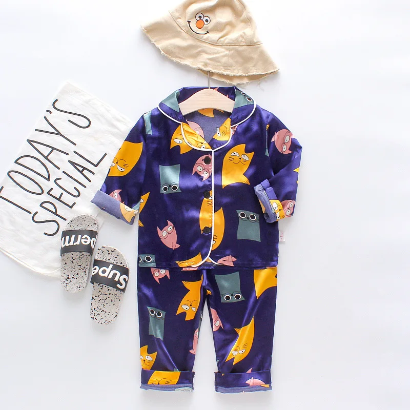 Silk Kids Pyjamas 2021 Spring Baby Girls Clothes Cartoon Loungewear Summer Kids Clothes Boys Lounge Set Sleepwear Pyjamas Suit
Silk Kids Pyjamas 2021 Spring Baby Girls Clothes Cartoon Loungewear Summer Kids Clothes Boys Lounge Set Sleepwear Pyjamas Suit