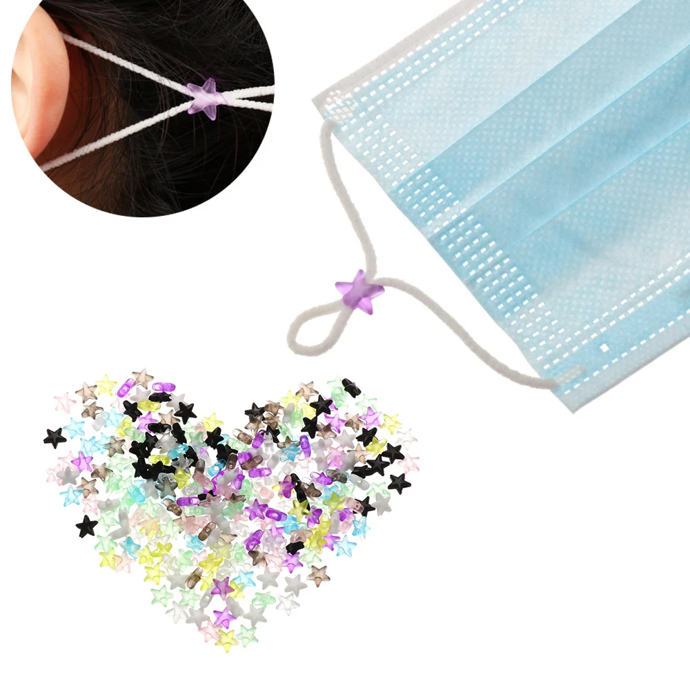 100pc New Pentagram Silicone Cord Locks Lanyard Buckle Anti Slip Stopper Adjusting Pvc Soft Rubber Rope Button Masks Accessories
100pc New Pentagram Silicone Cord Locks Lanyard Buckle Anti Slip Stopper Adjusting Pvc Soft Rubber Rope Button Masks Accessories