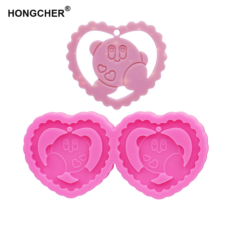 Shiny Cartoon Doll Earring Silicone Mould - Heart Hollow Shape DIY Handmade Jewelry Totoro Mold Polymer Clay Keychain Molds
Shiny Cartoon Doll Earring Silicone Mould - Heart Hollow Shape DIY Handmade Jewelry Totoro Mold Polymer Clay Keychain Molds