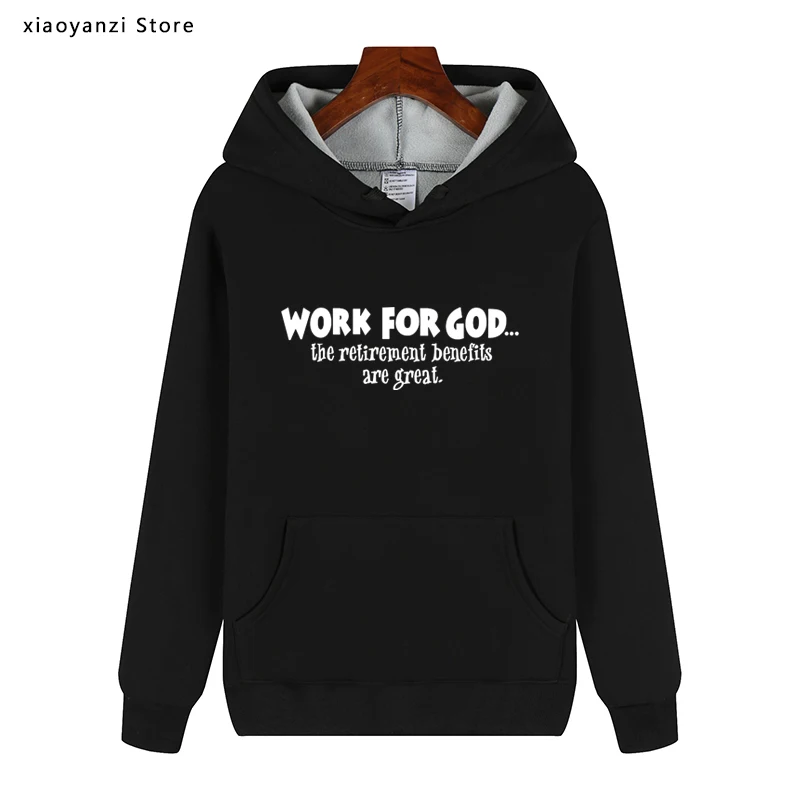 Christians Religious WORK FOR GOD The Benefits Are Great Men new Hoodies cotton Super Jesus Christ raglan Sweatshirts Pullovers
Christians Religious WORK FOR GOD The Benefits Are Great Men new Hoodies cotton Super Jesus Christ raglan Sweatshirts Pullovers