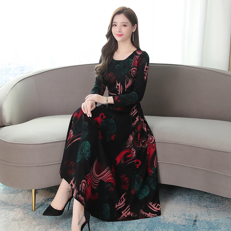 Plus Size Vestidos 5XL Autumn Fashion Printed Dresses Women Long Sleeve Dress Fashion Eveing Party Dress Bohomia Robe Femme
Plus Size Vestidos 5XL Autumn Fashion Printed Dresses Women Long Sleeve Dress Fashion Eveing Party Dress Bohomia Robe Femme