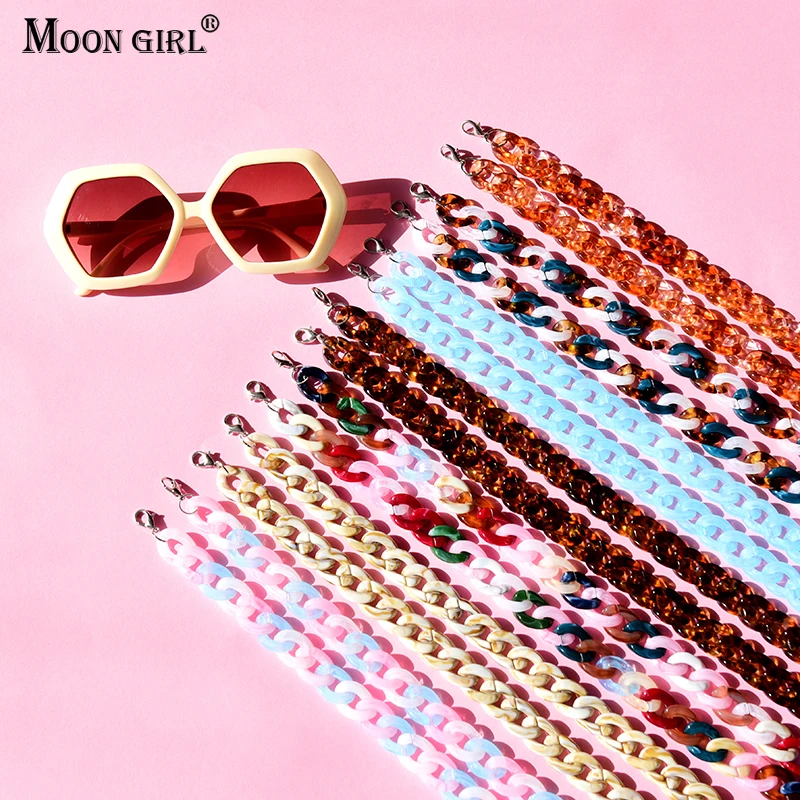 Fashion Geometric Acrylic Glasses Chain for Women Trendy Eyewear Reading Sunglasses Hanging Neck Chain Lanyard Holders Strap
Fashion Geometric Acrylic Glasses Chain for Women Trendy Eyewear Reading Sunglasses Hanging Neck Chain Lanyard Holders Strap