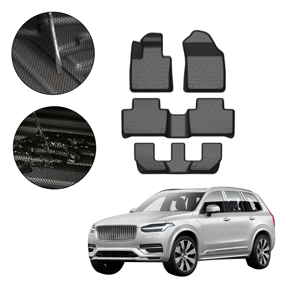 TPE Car Floor Mats For Volvo XC90 2016-2020 7-Seat Waterproof Non-Slip Auto Styling Accessories Interior Renovation
TPE Car Floor Mats For Volvo XC90 2016-2020 7-Seat Waterproof Non-Slip Auto Styling Accessories Interior Renovation