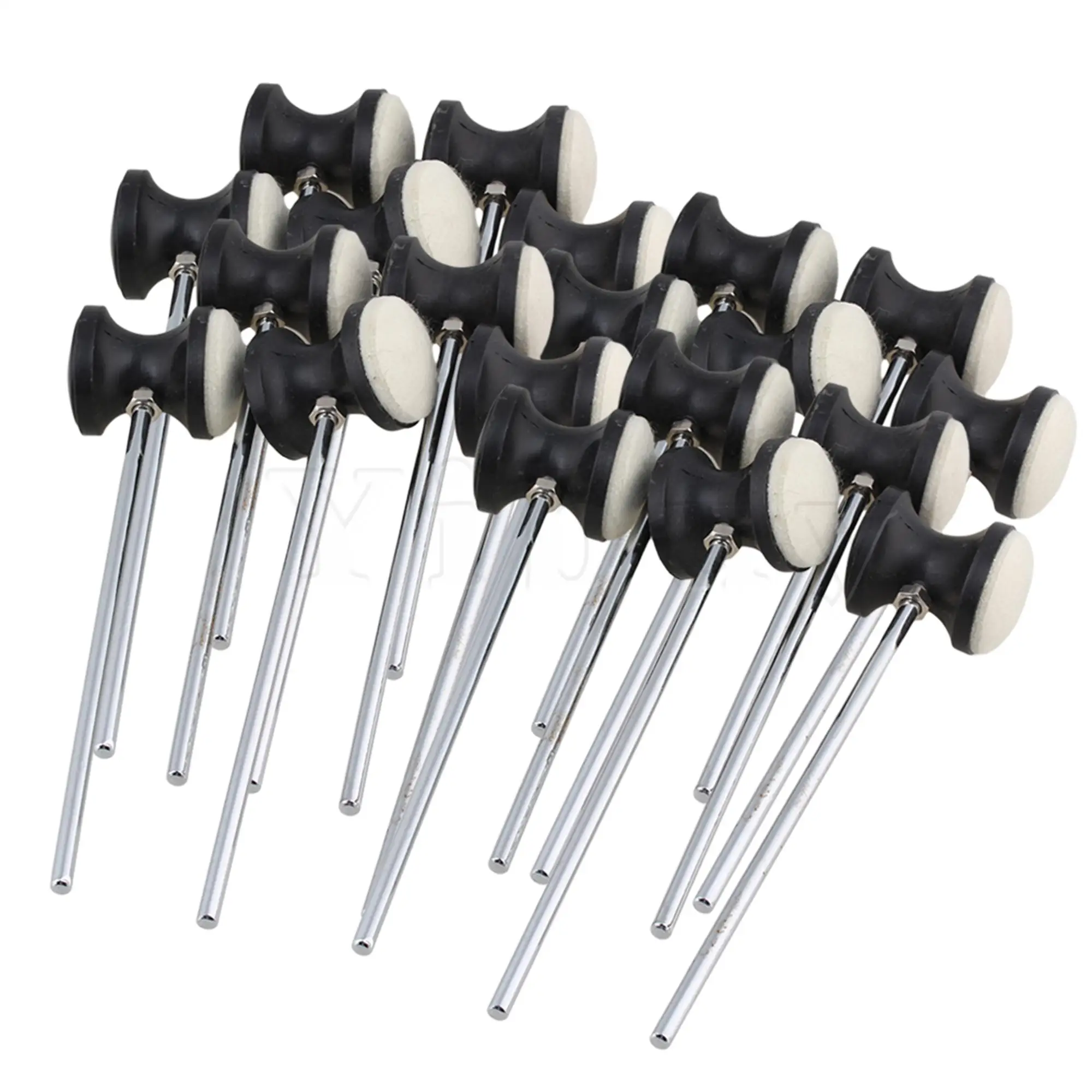 Yibuy20 шт. басы звук вал из нержавеющей стали войлочная головка черный войлочный басовый барабан
Yibuy20 шт. басы звук вал из нержавеющей стали войлочная головка черный войлочный басовый барабан