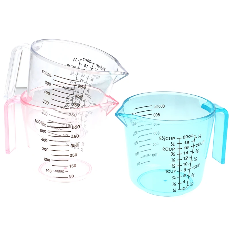 Plastic 600ml Measuring Cup Pour Spout Clear Scale Show Mug 12.5*10.6cm Suitable For Cooking And Cakes
Plastic 600ml Measuring Cup Pour Spout Clear Scale Show Mug 12.5*10.6cm Suitable For Cooking And Cakes