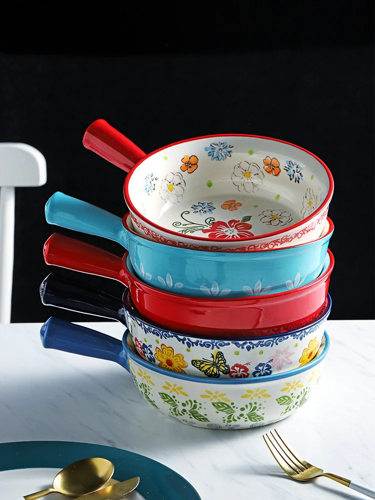 Household bowl with handle single creative anti scalding large Japanese Nordic microwave oven ceramic tableware noodle bowl
Household bowl with handle single creative anti scalding large Japanese Nordic microwave oven ceramic tableware noodle bowl