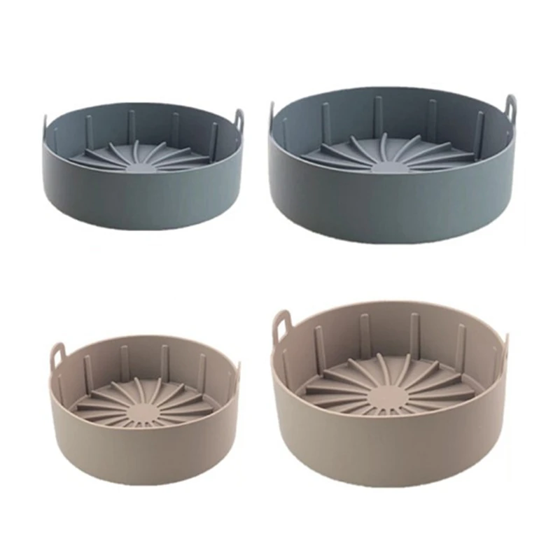 2 PCS Silicone Grill Pan for Air Fryer Non-Stick Bread Cake Mat Removable Microwave Pizza Pan Baking Basket Pot
2 PCS Silicone Grill Pan for Air Fryer Non-Stick Bread Cake Mat Removable Microwave Pizza Pan Baking Basket Pot