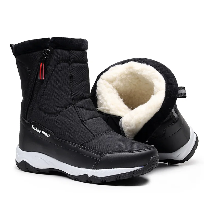 Winter Mens Hiking Boots Couple Snow Boots Plus Velvet Warm Outdoor Casual Short Boots Resistance Men Cotton Shoes
Winter Mens Hiking Boots Couple Snow Boots Plus Velvet Warm Outdoor Casual Short Boots Resistance Men Cotton Shoes