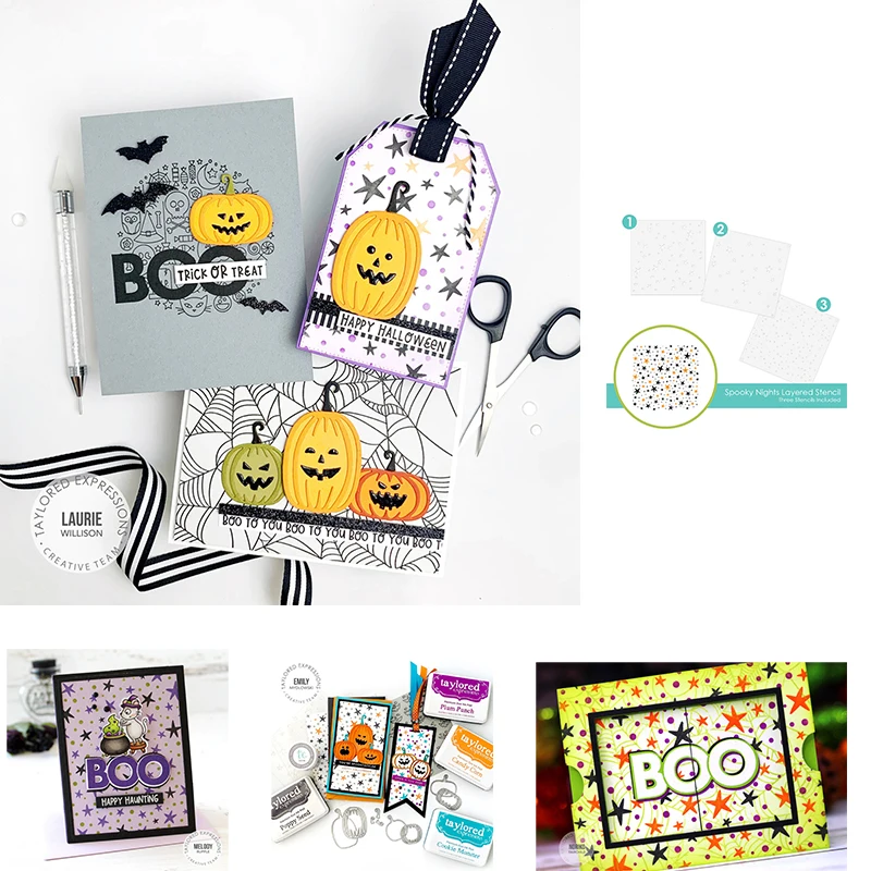 Spook Nights Stars Layering Stencil Scrapbooking Diary decoration Embossing Template Diy Greeting Card Handmade 2021 New Arrival
Spook Nights Stars Layering Stencil Scrapbooking Diary decoration Embossing Template Diy Greeting Card Handmade 2021 New Arrival