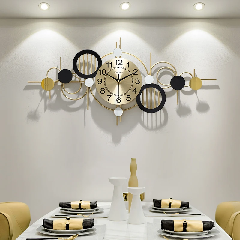 YT Large Shaped Wall Clock Mechanical Living Room Clock Metal Wall Clock Silent Chinese Reloj De Pared Home Furnishing Ornaments
YT Large Shaped Wall Clock Mechanical Living Room Clock Metal Wall Clock Silent Chinese Reloj De Pared Home Furnishing Ornaments