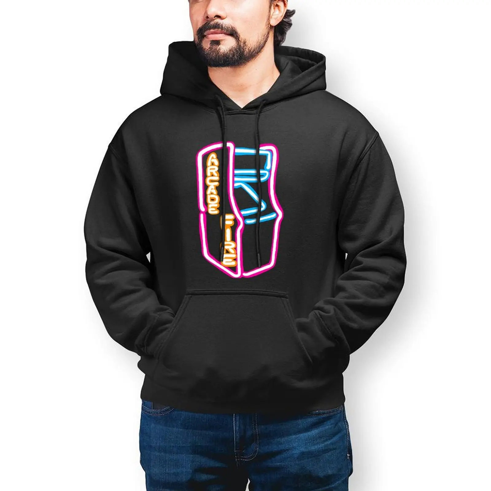 Arcade Fire Neon Hoodie Japanese Videogame Player Popular Long Sleeve Cotton Hoodies Mens Autumn Loose Pullover Hoodie
Arcade Fire Neon Hoodie Japanese Videogame Player Popular Long Sleeve Cotton Hoodies Mens Autumn Loose Pullover Hoodie