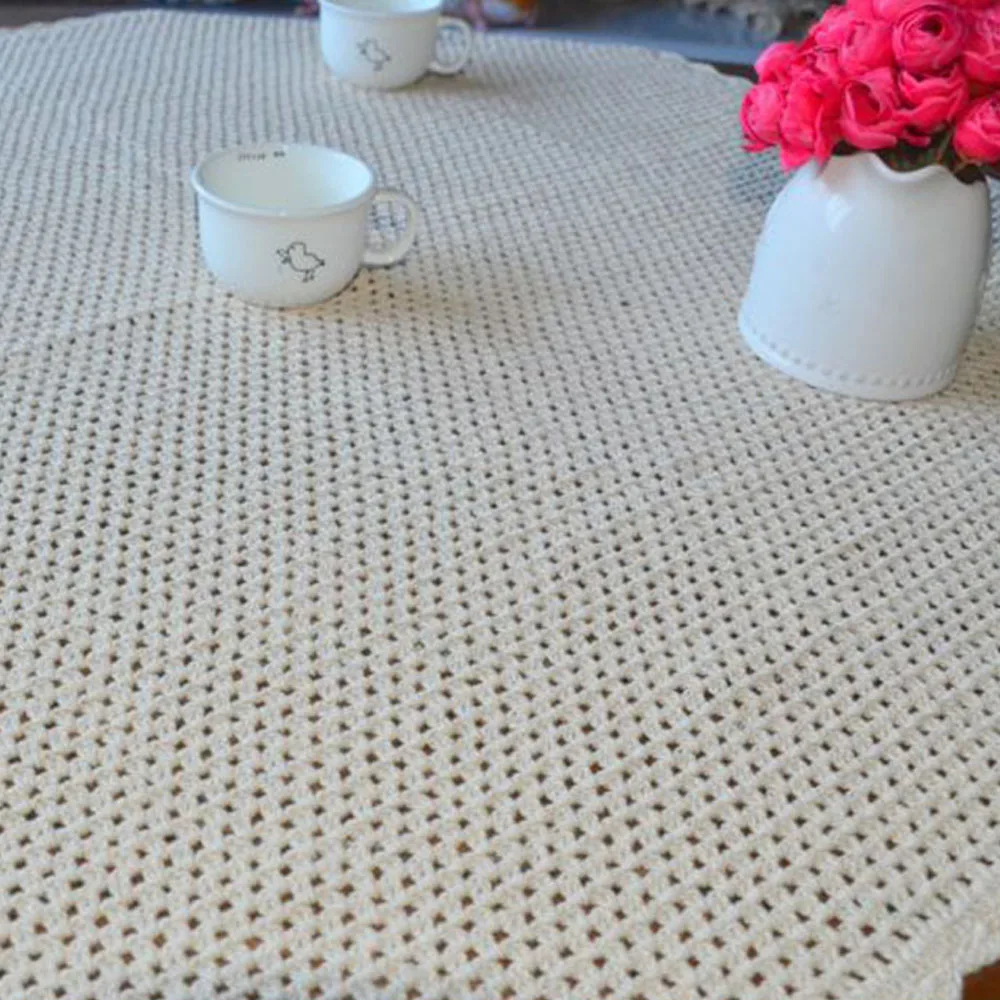 Vintage Handmade Crochet Cotton Tablecloth Round Lace Table Cloth Cover Mats Topper Doily Wedding Party Dining Room Home Decor
Vintage Handmade Crochet Cotton Tablecloth Round Lace Table Cloth Cover Mats Topper Doily Wedding Party Dining Room Home Decor