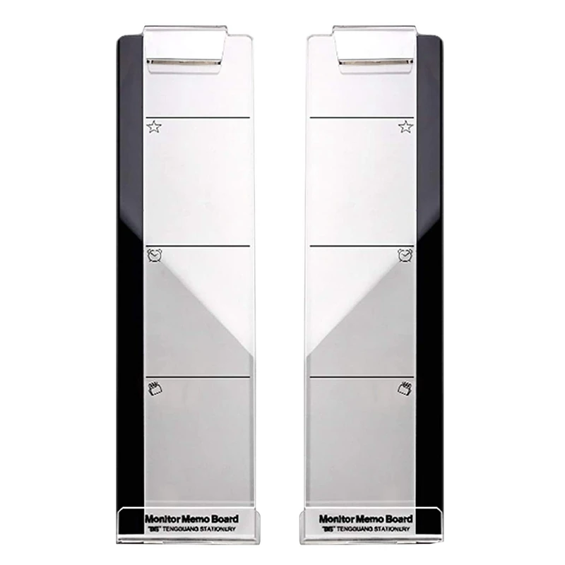Monitor Memo Board Monitor Sticky Note Holder, Acrylic Transparent Message Board for Computer Screen 1 Set(Left & Right)
Monitor Memo Board Monitor Sticky Note Holder, Acrylic Transparent Message Board for Computer Screen 1 Set(Left & Right)