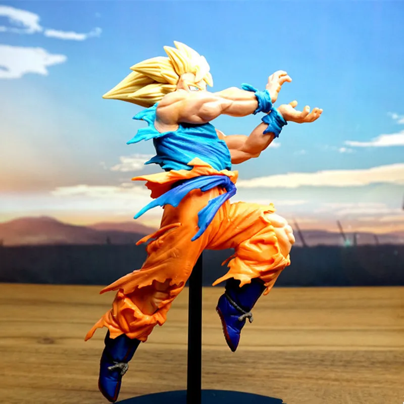Фигурки героев Dragon Ball Z Сон Гоку BWFC камехамеха ПВХ размер 170 мм | Игрушки и хобби