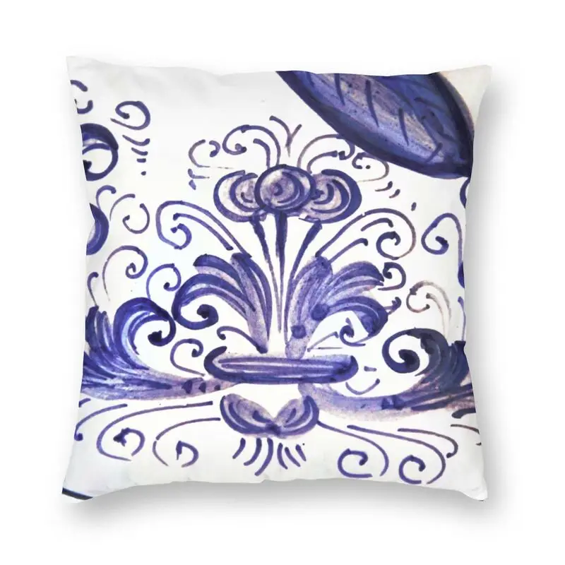 Porcelain Flower Decoration In Blue Cushion Cover 40x40 Decoration Printing Throw Pillow Case for Car Double-sided
Porcelain Flower Decoration In Blue Cushion Cover 40x40 Decoration Printing Throw Pillow Case for Car Double-sided