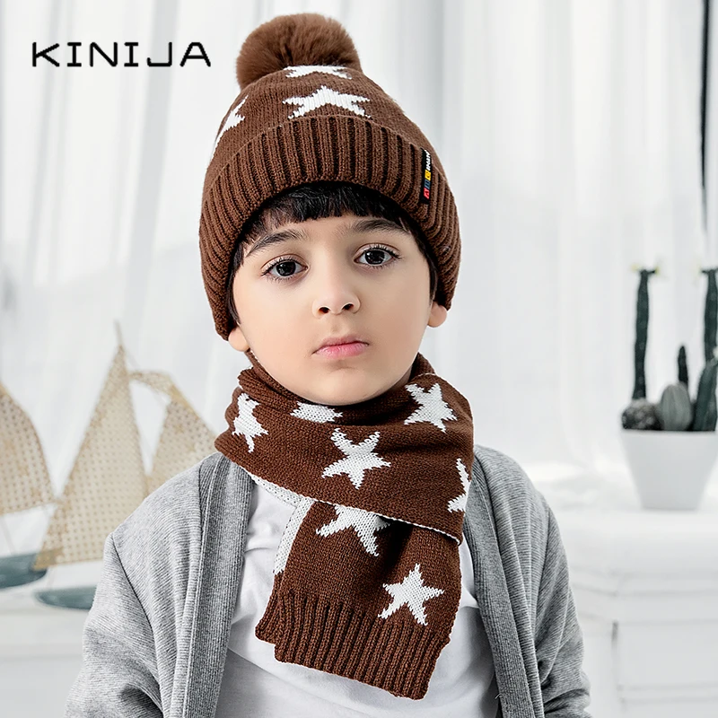 Wool Winter hat Beanies child Hat Scarf Warm Breathable jumper Knitted winter Hat For Boys ski gorro wholesale bonnets 
Wool Winter hat Beanies child Hat Scarf Warm Breathable jumper Knitted winter Hat For Boys ski gorro wholesale bonnets