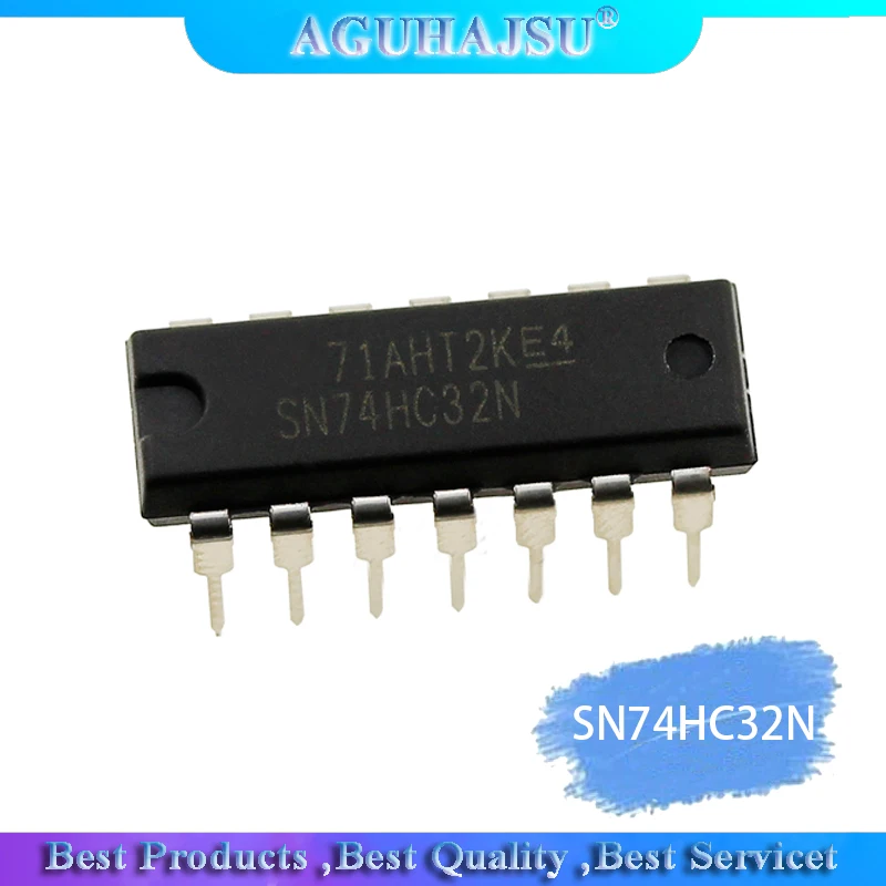 10PCS SN74HC32N DIP14 SN74HC32 DIP 74HC32N 74HC32 Logic-gate and inverter | Электронные компоненты и