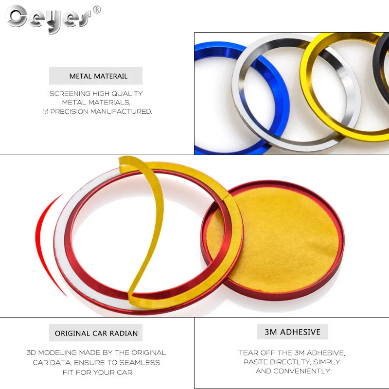 Car Start Stop Button Ring Cover For Audi A4 A5 B9 A6 A7 A6L Q3 Q7 C7 BT Accessories Car Styling Protective Cover
Car Start Stop Button Ring Cover For Audi A4 A5 B9 A6 A7 A6L Q3 Q7 C7 BT Accessories Car Styling Protective Cover