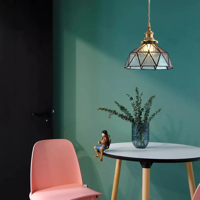 Japanese style pure copper luminous luxury personality retro pendant lights porch corridor Nordic bedroom bedside pendant lights
Japanese style pure copper luminous luxury personality retro pendant lights porch corridor Nordic bedroom bedside pendant lights