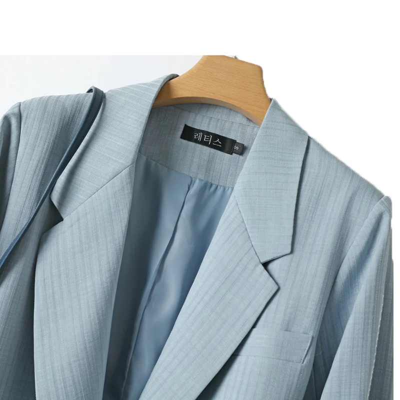 Design Sense Oxygen Small Suit Women's Spring and Autumn Loose Striped Short Style Suit Jacket Fashion 
Design Sense Oxygen Small Suit Women's Spring and Autumn Loose Striped Short Style Suit Jacket Fashion