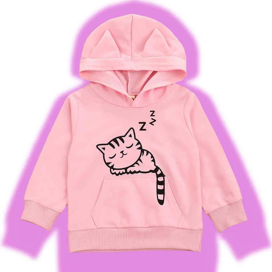 2-8 Years Old Girl Autumn Clothes 2021 Fall Fashion Girls Pink Cartoon Cat Korean Hooded Sweater Children's Long-sleeved Top
2-8 Years Old Girl Autumn Clothes 2021 Fall Fashion Girls Pink Cartoon Cat Korean Hooded Sweater Children's Long-sleeved Top
