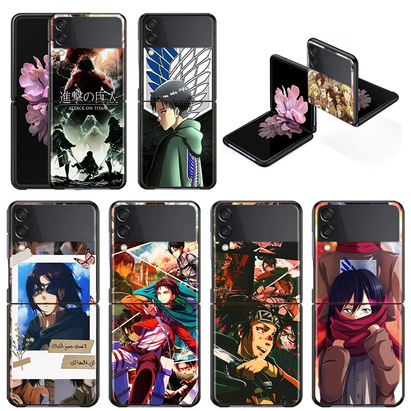 Shockproof Mobile Hard Cover Hot Anime Attack on Titan For Samsung Galaxy Z Flip 3 5G Black Fundas Phone Case
Shockproof Mobile Hard Cover Hot Anime Attack on Titan For Samsung Galaxy Z Flip 3 5G Black Fundas Phone Case