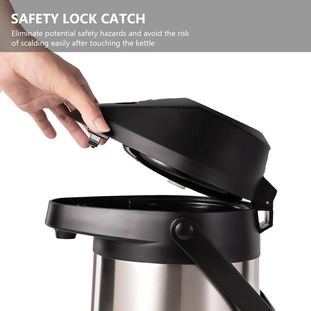 3L Pressure Type Stainless Steel Household Insulation Bottle Large Capacity Keep Warm Water Pot Coffee Thermal Kettle
3L Pressure Type Stainless Steel Household Insulation Bottle Large Capacity Keep Warm Water Pot Coffee Thermal Kettle