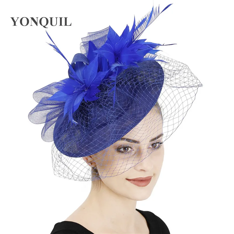 Bride Mesh Wedding Frether Headpiece Hair Pin Women Party Tea Cocktail Race Hair Accessories Ladies Show Headwear Headdress
Bride Mesh Wedding Frether Headpiece Hair Pin Women Party Tea Cocktail Race Hair Accessories Ladies Show Headwear Headdress