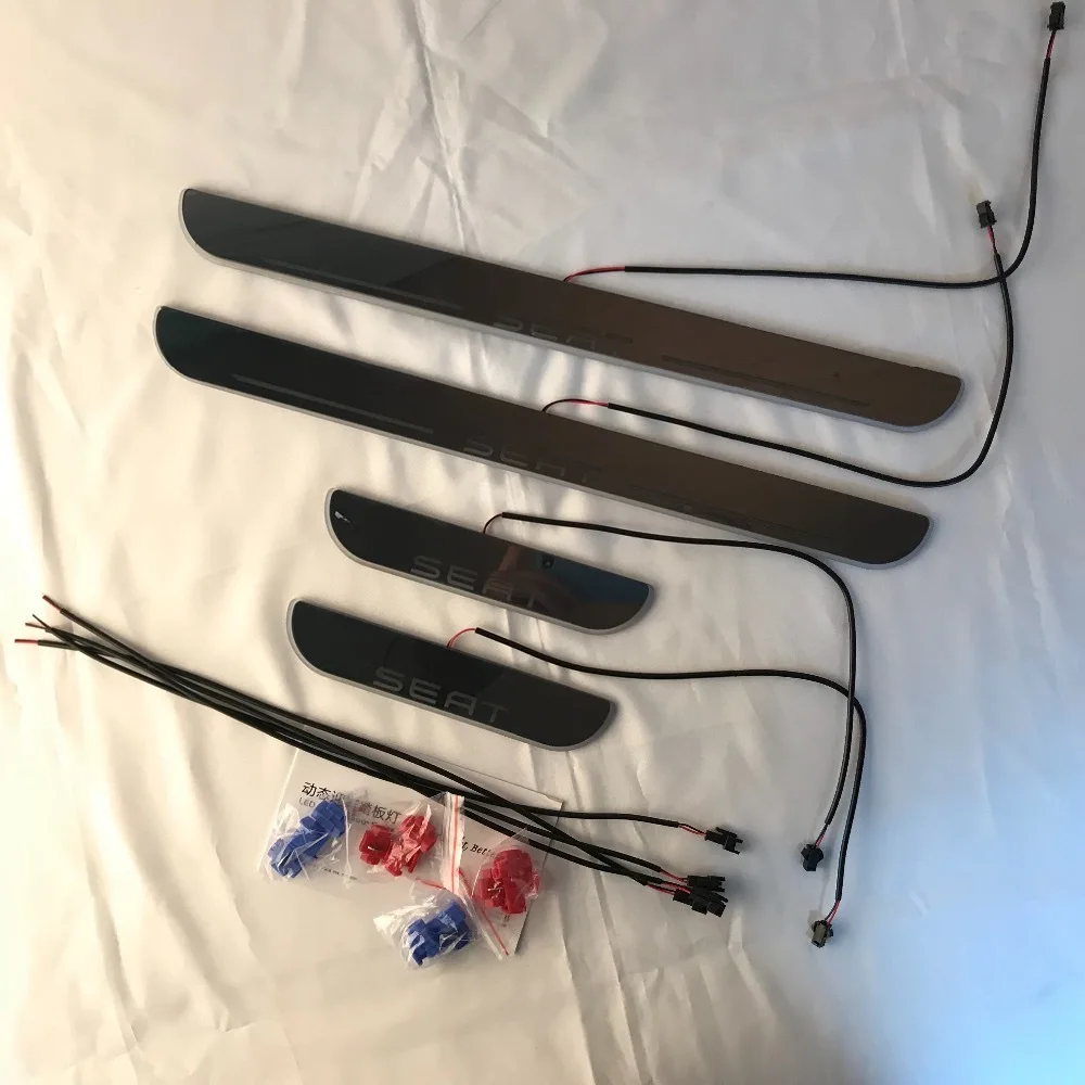 Express delivery led door sill plate strip welcome light threshold guard protectors for seat ibiza
Express delivery led door sill plate strip welcome light threshold guard protectors for seat ibiza